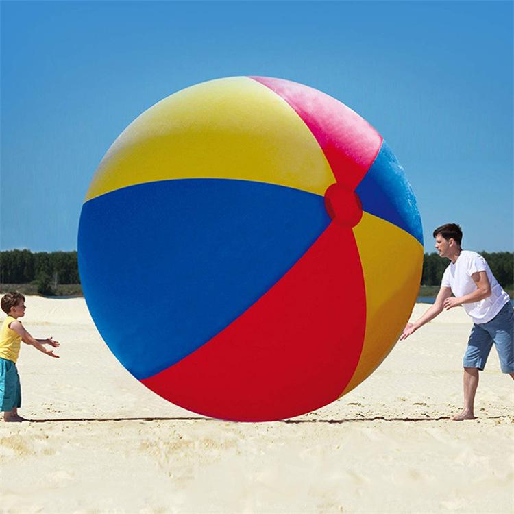 PVC Inflatable Colorful Lawn Football - Interactive Parent-Child Toy for Kindergarten