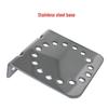 Universal Pulse Fence Post Base - Stainless Steel, Aluminum, Galvanized