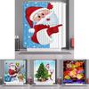 Santa Claus Christmas Shower Curtain With Hooks Waterproof And Durable