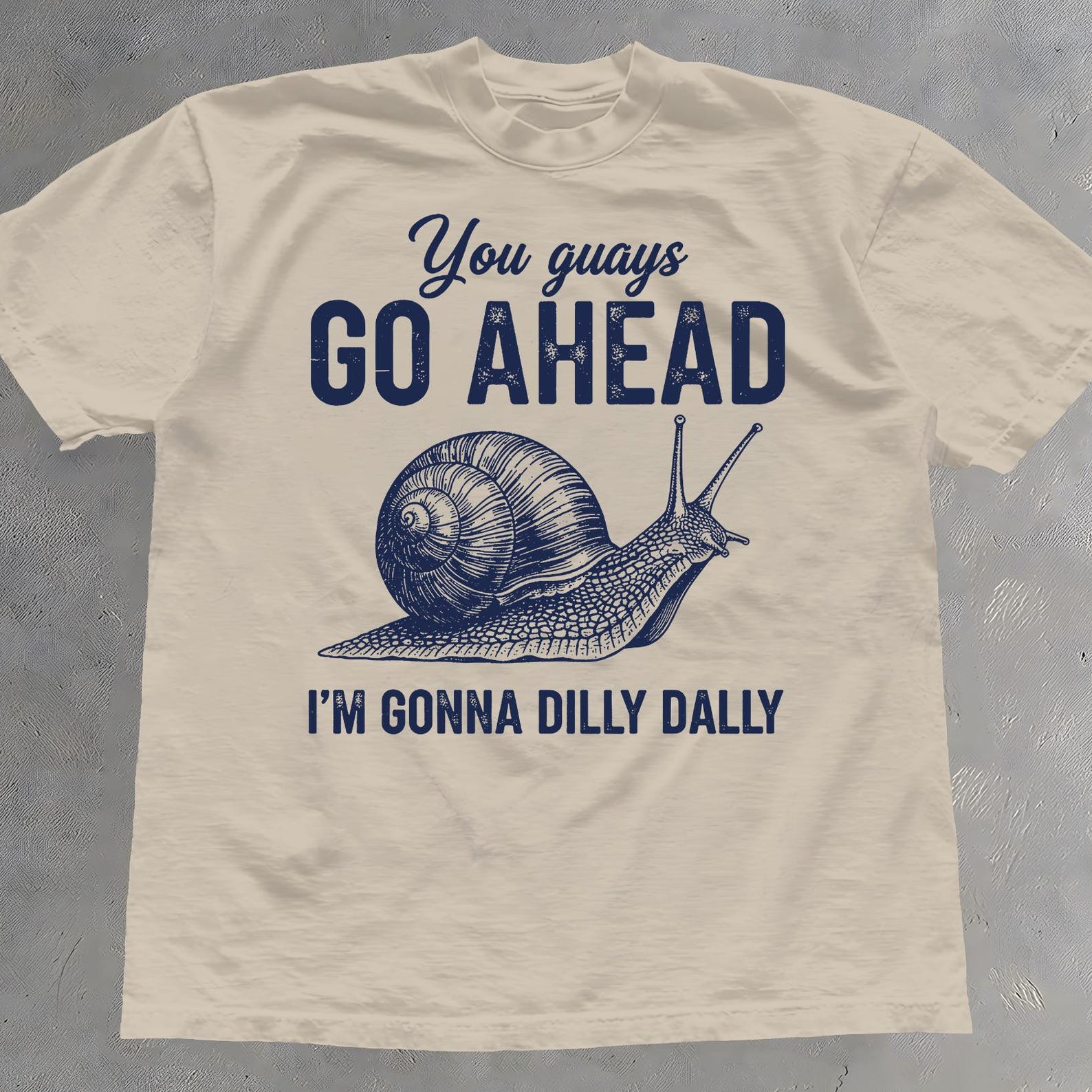 Funny Snail Graphic T-Shirt, Unisex Cotton Tee 2XL