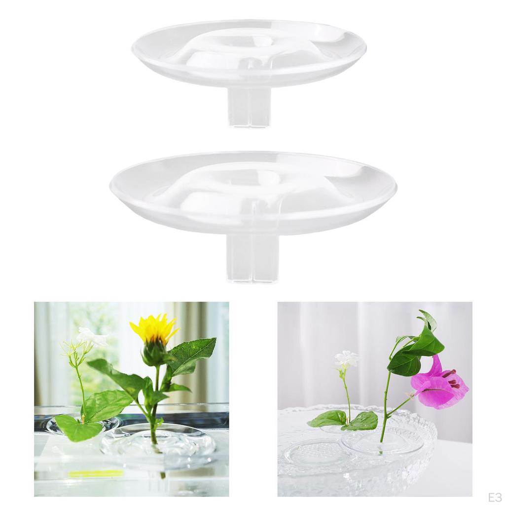 Clear Gift Desk Planter Home Decor Organizer Ornament Floral Arrangement for Holiday Bedroom