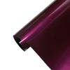 PET Ultra Gloss Ruby Purple Car Vinyl Wrap Roll Film Vehicle Body Self Adhesive Decal Car DIY Decoration Accessories Air Release