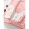 Girls' Sweatshirt Pure Cotton Top Children's Baby Autumn and Winter Clothing 2023 Pink Cartoon Long-Sleeve Thickened Base Shirt Trendy