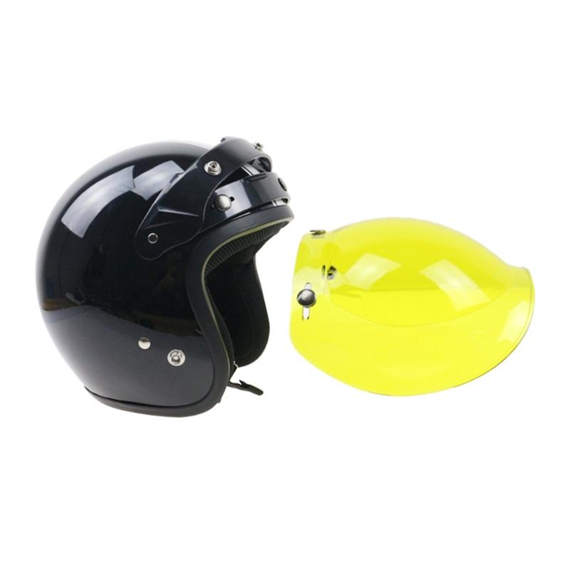 Motorcycles Black UV Adapter Flip Up Base Attachment For 3-Snaps Bubble Shield Visor Face Mask Helmet Accessories