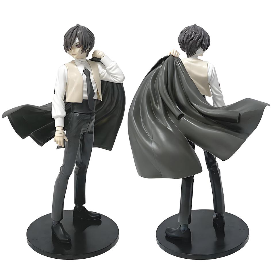Q Version Bungo Stray Dogs Dazai Osamu Chuuya Nakahara Figure PVC Model Japanese Cartoon Figurines Decor Collection Toy Gift