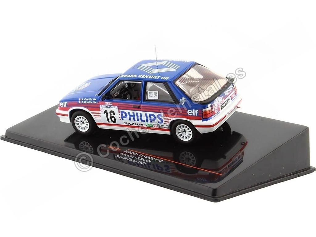 Renault 11 Turbo 1987 Tour De Corse ixo/Ixo #16 A.Oreille/S.Oreille