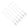 Pack of 6 Nonslip Bra Strap Holders Adjustable Elastic Bralette Strap Clips for Secure and Comfortable Fit Bra Accessory