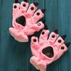 Plush Dinosaur Paw Gloves Cartoon Cute Animal Hand Gloves Animal Paw Warm Gloves Cosplay Tool Costume Party Accessories
