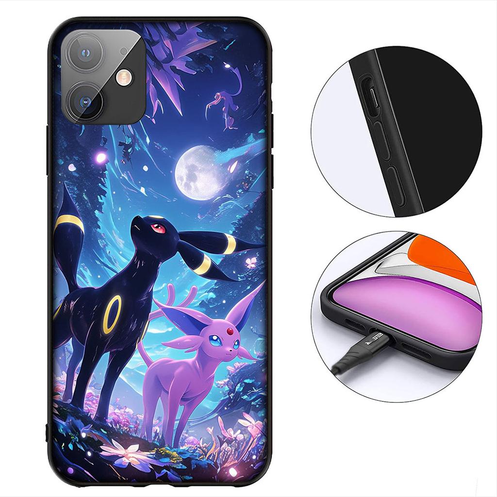 Espeon P-Pokemons Umbreon P-Pikachus Phone Cover for Xiaomi Redmi Note 12 11 10 A3 Pro 10A 10C 12C Note12 5G Protective Case