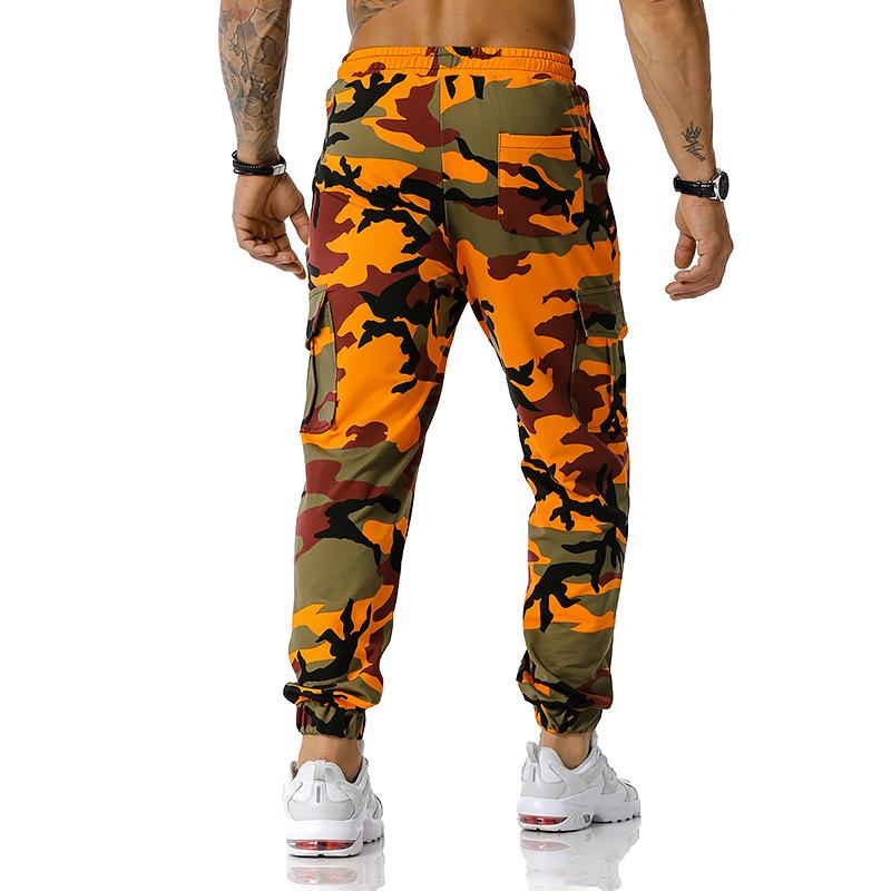 Men's Pants Camouflage Jogging Pants Outdoor Sports Pants Football Training Fitness Trousers Casual Sweatpants Men