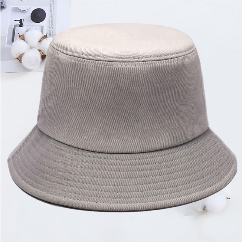 Cotton fisherman hat summer basin hat outdoor sunshade girls sun protection sun hat printing embroidery men