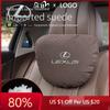 2026 Autocollants Intérieurs Chauds Appuie-tête de Voiture Support de Cou Coussin Lombaire de Siège Oreiller de Nuque Pour F Sport LS500h RX300 GS300 IS300