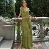 2026 Summer Trendy Women's One-Shoulder Ribbed Long Slim Fit Dress - European & American Style
