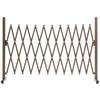 Expanding Trellis Fence, Freestanding Movable Fence, Foldable Garden Screen Panel, 300 X 103.5 Cm, Dark Brown