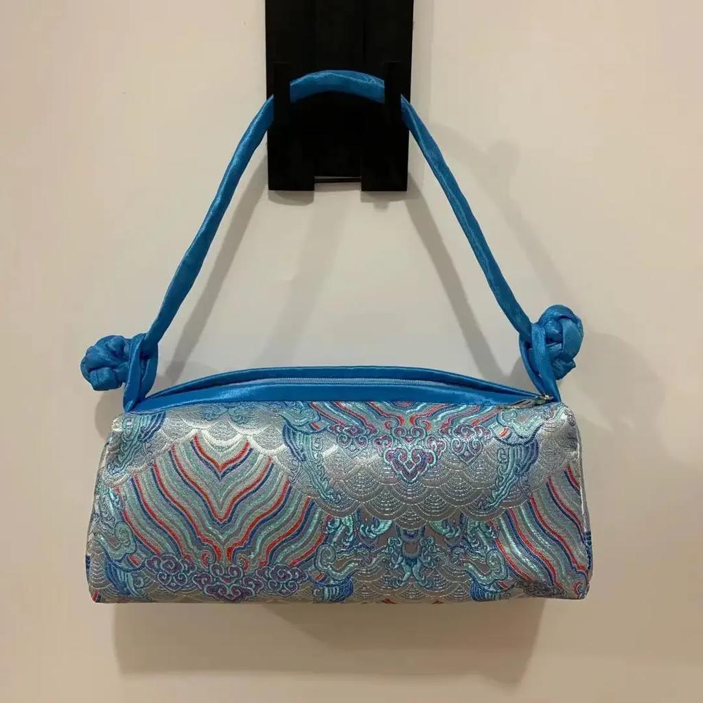 Mode Luxus Chinesischer Stil Seidenbeutel Damen Handtasche Japanische Handstickerei Tragetaschen Cheongsam Weibliche Cosplay Taschen Clutch