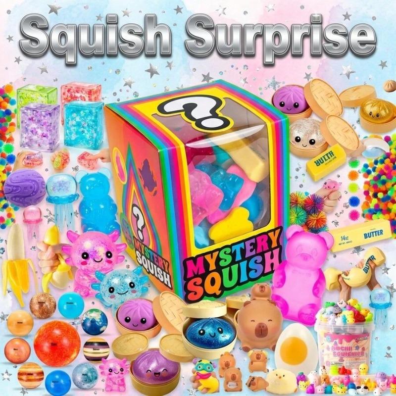 Stressabbau Squishy Mystery Box Einzeln Lustig Einfaches Design Weich Zum Drücken Schöne Überraschung Tägliches Spielzeug