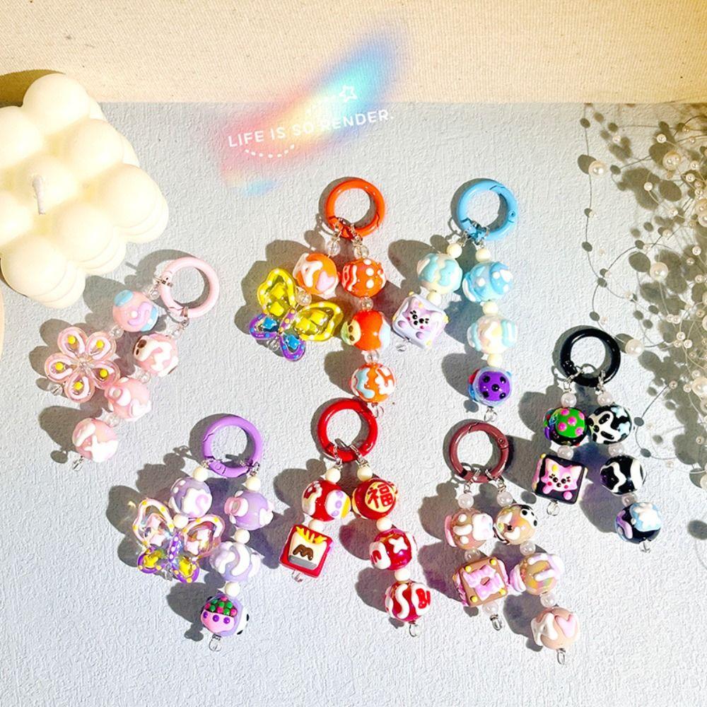 

Hanging Cord Mobile Phone Strap Plastic Phone Choker New Handbag Chain помаранчевий