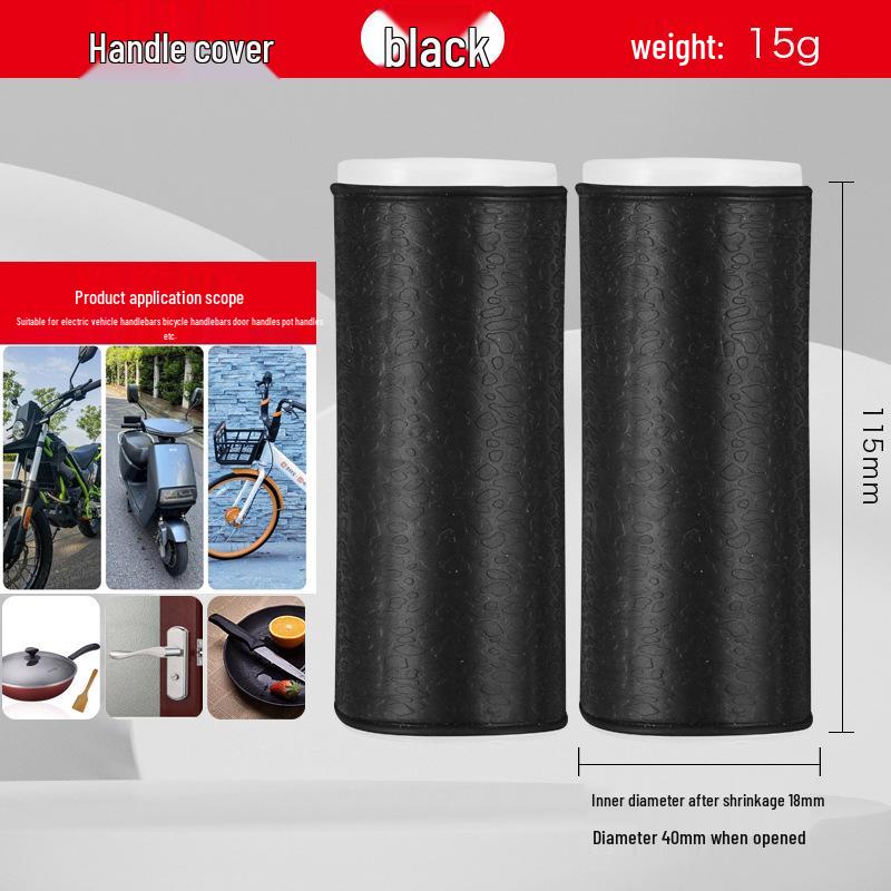 Universal Non-Slip Silicone Handlebar Grips for E-Scooters: Quick Install, Self-Suction, Shock-Absorbent, Wear-Resistant, Various Colors.