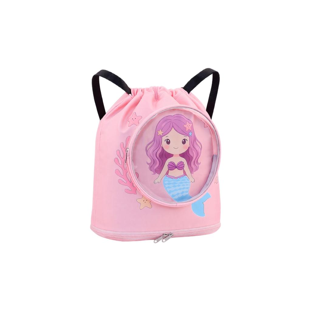 Swim Beach Bag with Separate Shoe Compartment, Multi-functional Travel Backpack for Gym, Vacation and Daily Use