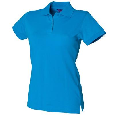 Womens/Ladies Stretch Pique Polo Shirt