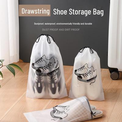 Drawstring Shoe Storage Bag: Dust & Moisture-Proof Travel Bag for Students