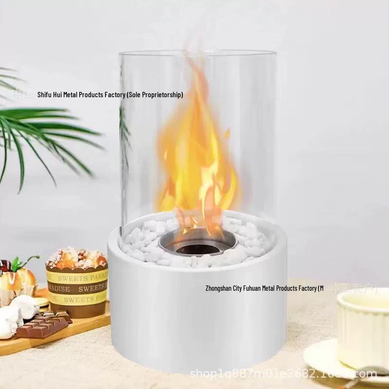 Portable Stainless Steel Alcohol Camping Stove for Indoor & Outdoor Heating
