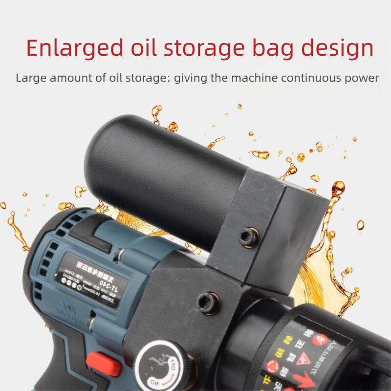 SL240 Brushless Motor Rechargeable Electric Hydraulic Crimping Tool Copper Nose Terminal Crimp Hydraulic Tool For Electricians