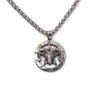 Vintage Gothic Baphomet Ram Head Pentagram Pendant Necklace Stainless Steel Occult Wiccan Pagan Jewelry for Men