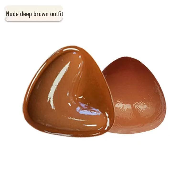 Triangle Double-sided Self-adhesive Bra Pads for Women - Thickened, Seamless, Invisible Pasties for Small Breasts