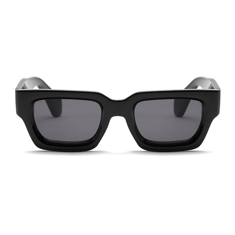 Neue Mode Quadratisch Kleiner Rahmen Retro Sonnenbrille Weibliche Persönlichkeit Quadratische Dicke Rahmenbrille INS Modeaccessoires Brille