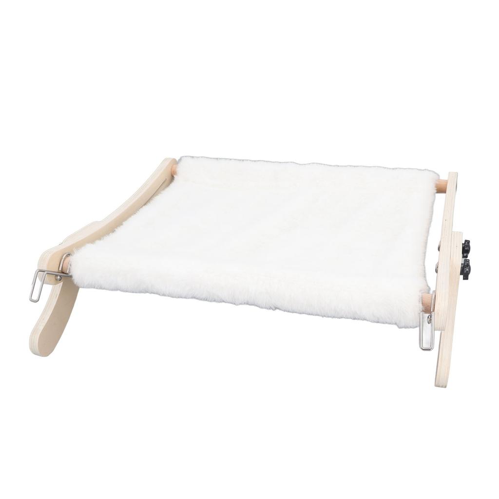 Cat Window Sill Hammock Space Saving Hook and Loop Fastener Stable Structure Cat Window Hammock Bed 
