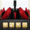 Windproof 10-Rib Double-Layer Folding Umbrella for Men and Women - Automatic, Sunscreen, Dual-Use.