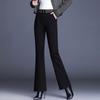 Women's Korean-Style Micro-Flare Elastic Trousers