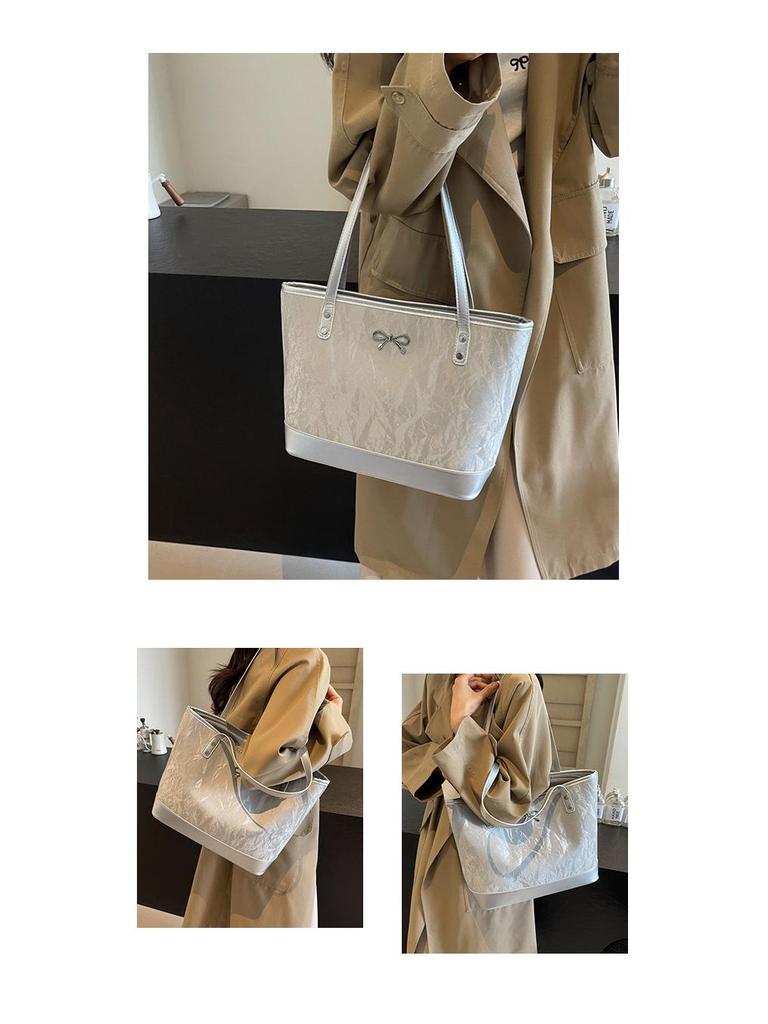 2025 Women's Large-Capacity High-End Fashion Tote: Autumn/Winter Single-Shoulder Versatile Commuter Bag