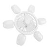 Ceiling Fan with Lights and Remote Modern Foldable Ceiling Fan Light for Bedroom Bathroom Garage Kitchen