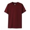 Champion Tricou simplu cu mânecă scurtă Maroon T425 Maroon