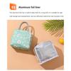 Tragbare Lunchbox Tasche Wasserdichtes Gewebe Lebensmittel Florales Picknick Aufbewahrungsbehälter Tragetasche Multifunktionshülle Outdoor Reise
