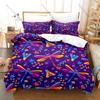 Cute Cartoon Dragonfly 3 Piece Bedding Set Soft Microfiber Duvet Cover Set with Pillowcases for Kids Bedroom Decor All Season