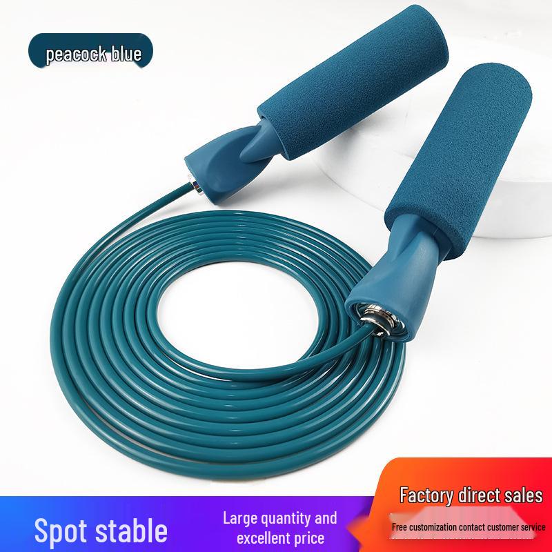 Adult Fitness Skipping Rope - Durable Steel Wire for Exercise & Fat Burning, Ideal for Students and Home Workouts.