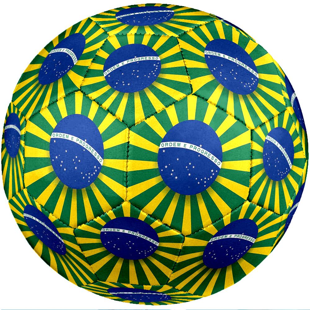 Brazil National Football Team Theme Soccer Ball Size 5 Soccer Ball Soft Touch Professional Training Football for Outdoor Sports