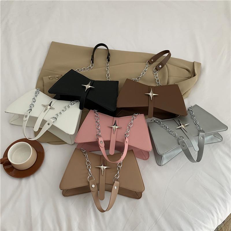 Trendy Small Square Bag 2023 Winter New Chain Underarm Single Shoulder Bag High-end Sense