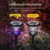 Solar Outdoor Stainless Steel Mosquito Killer Lamp with Ground Stake