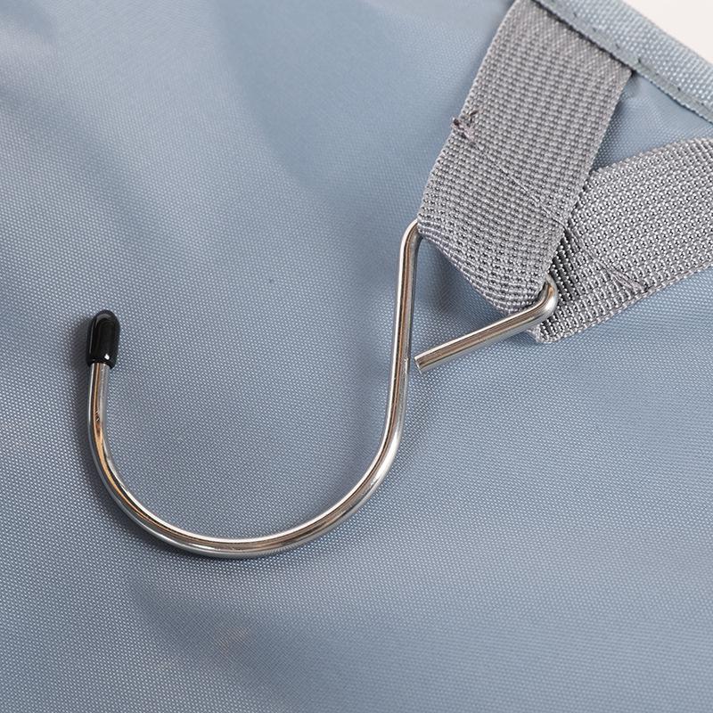 Large Capacity Foldable Hanging Storage Bag: Three-Layer Wardrobe and Travel Organizer