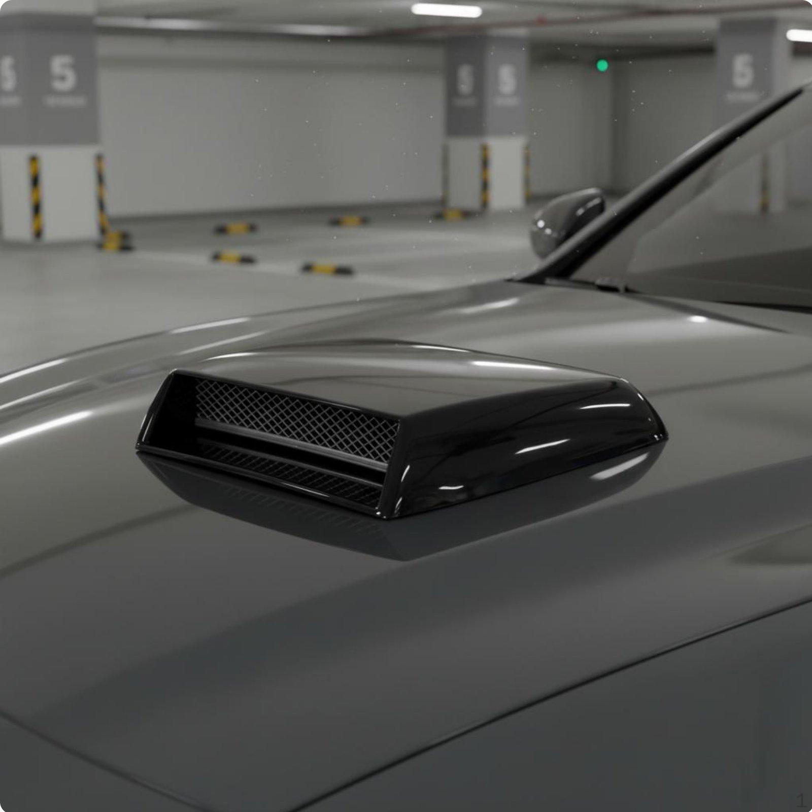 Fake Powertrain Air Intake Cover Easy Installation Decorative Circulation Vent Self