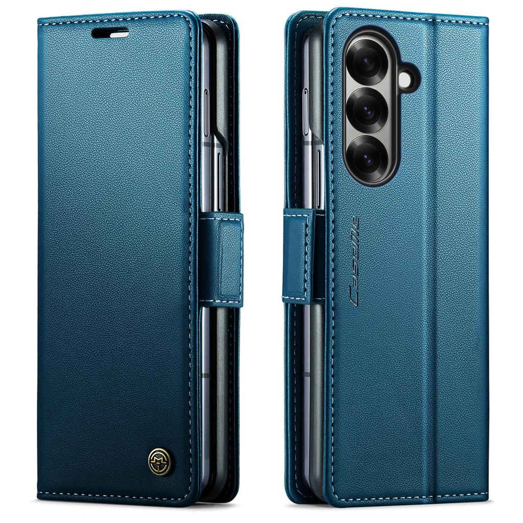 CaseMe For Samsung Galaxy Z Fold 7 Magnetic Flip Leather Wallet Case Skins Cover