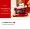 Creative Japanese Fortune Cat Ceramic Piggy Bank - Lucky Gift for Store Openings