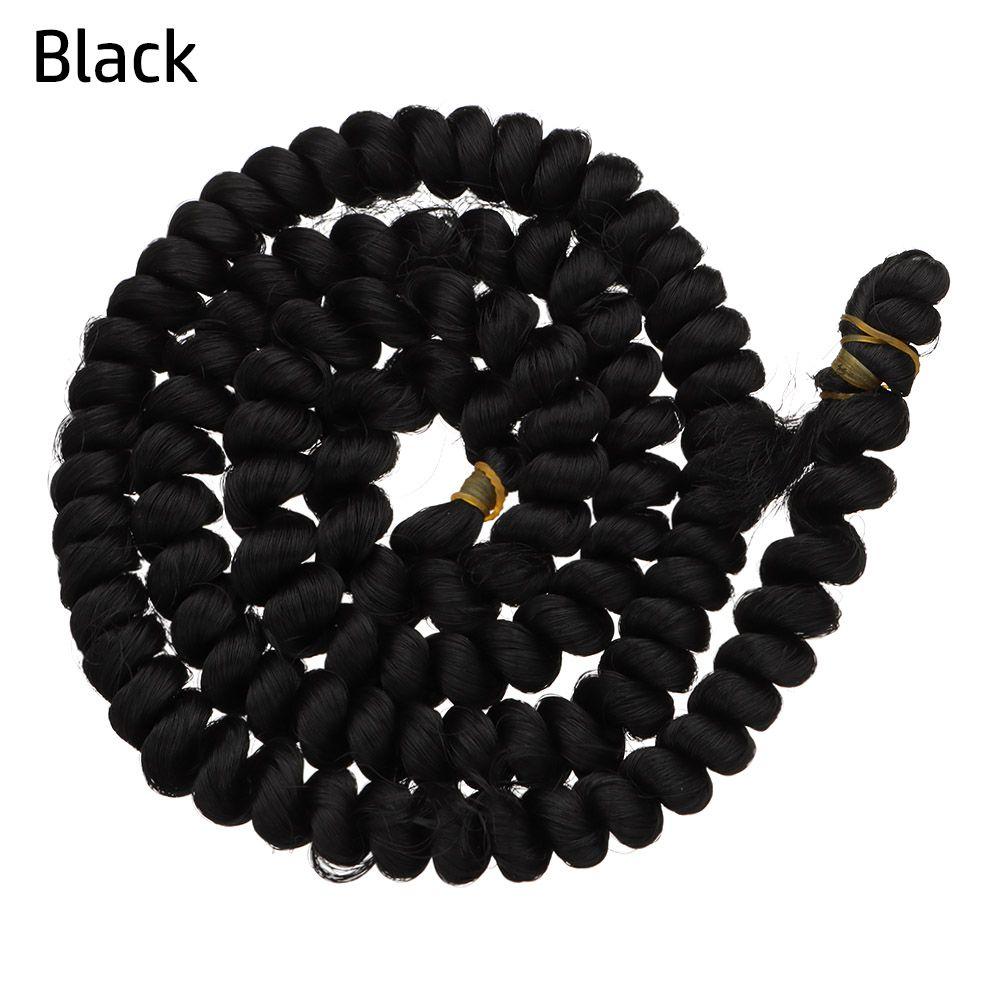 

Screw Curly Hair Accessories for Dolls BJD Doll Wig High-Temperature Material Resistant Fiber Hair Wefts Hair Wig чёрный