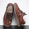 Sandals Men's Large Size Shoes Summer + Mesh, Stitched Shoes Men's Casual Breathable Men's Shoes