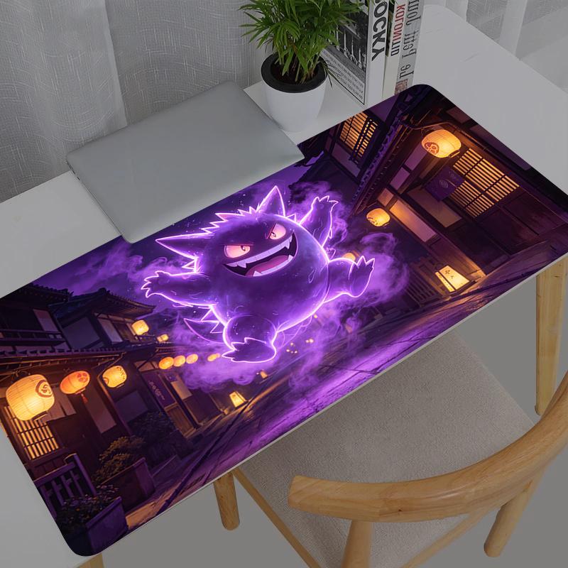 Mouse Pad Gamers Pokemon Pikachu Gengar Decoracion Gamer Desk Mat Mousepad XXL Gaming Accessories Varmilo Keyboard Carpet