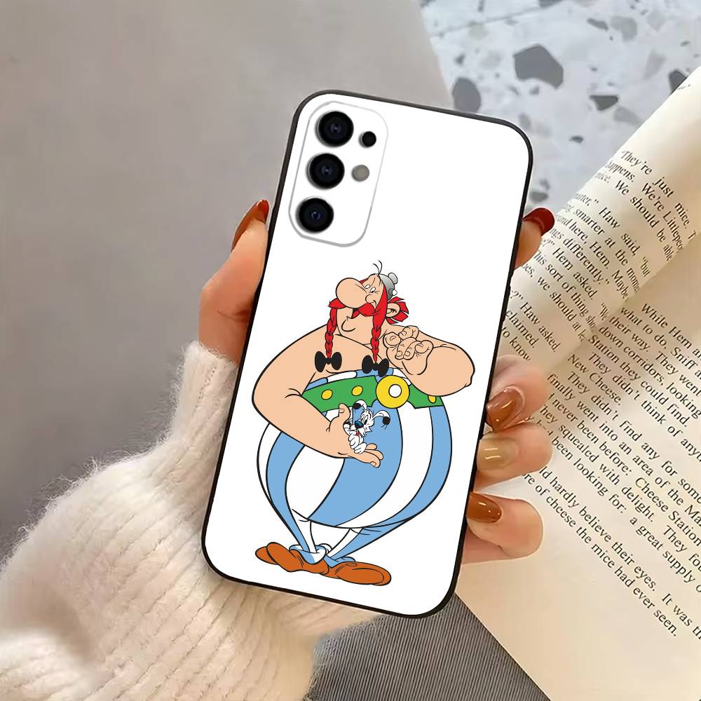 A-Asterix-es Phone Case For Samsung S25,S24,S21,S22,S23,S30,Ultra,S20,Plus,Fe,Lite,Note,10,Black Cover